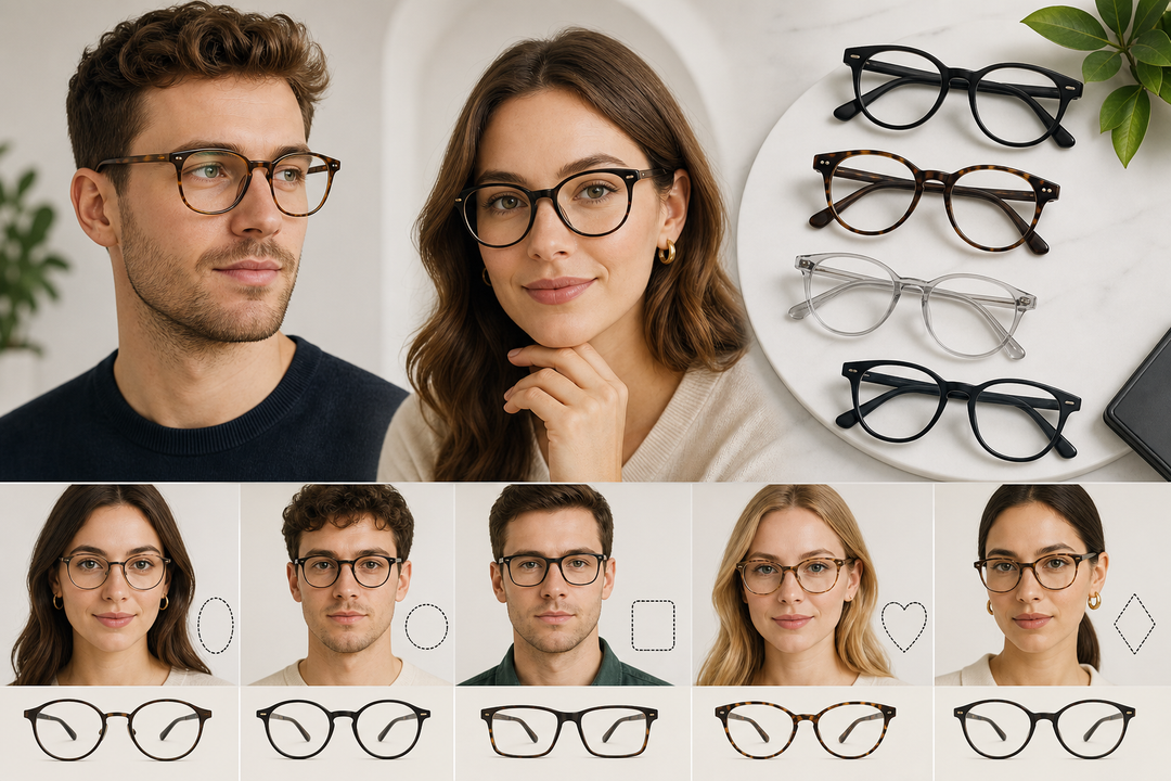 Face Shape Guide to Choosing the Right Prescription Glasses UK - Specsmart blog image