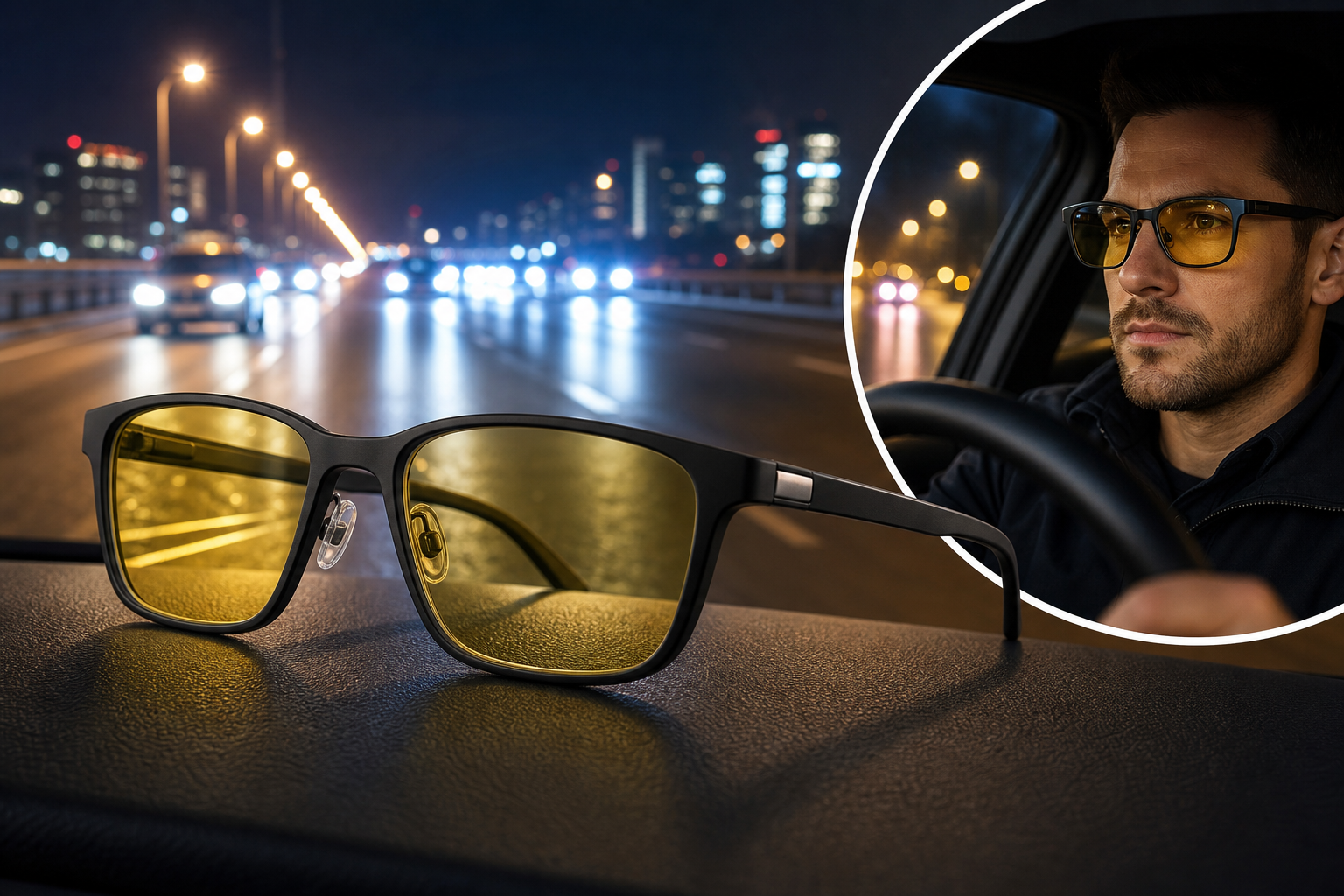 Night Driving Glasses: Are They Legal and Effective in the UK? - Specsmart blog image