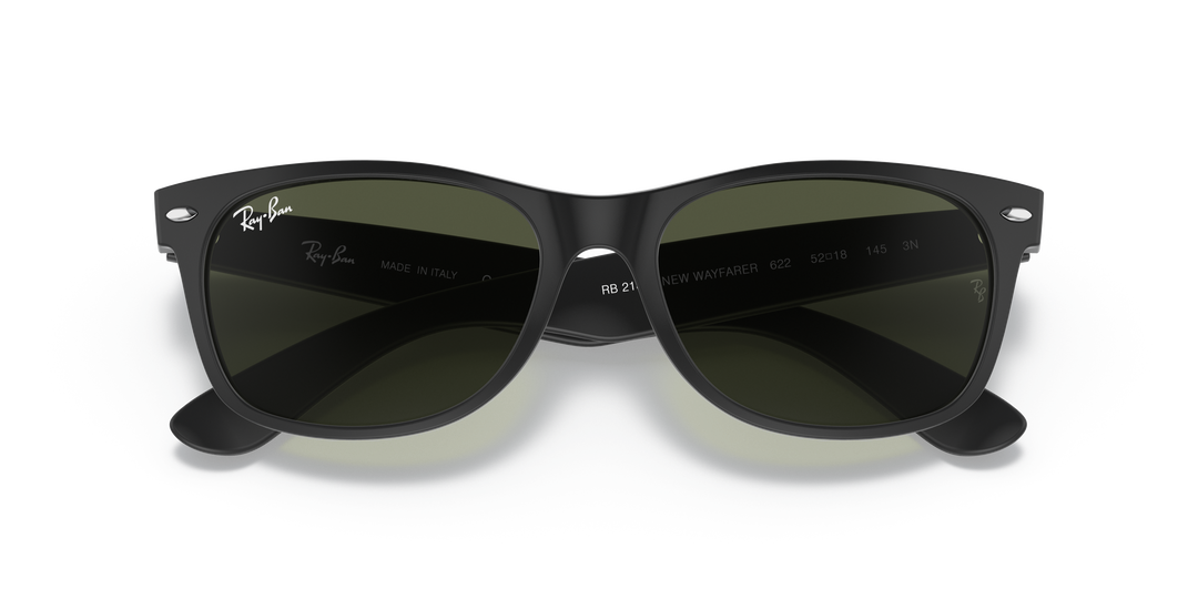 Ray-Ban 0RB2132 New Wayfarer Rubber Black 52