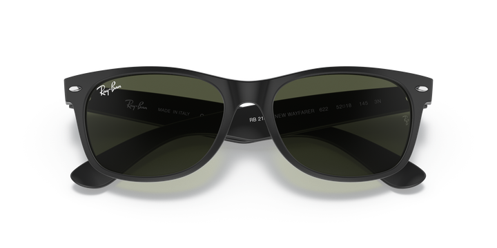 Ray-Ban 0RB2132 New Wayfarer Rubber Black 52