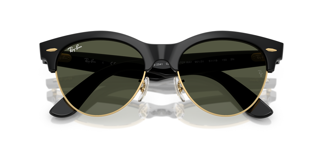 Ray-Ban 0RB2341 Black On Gold 54