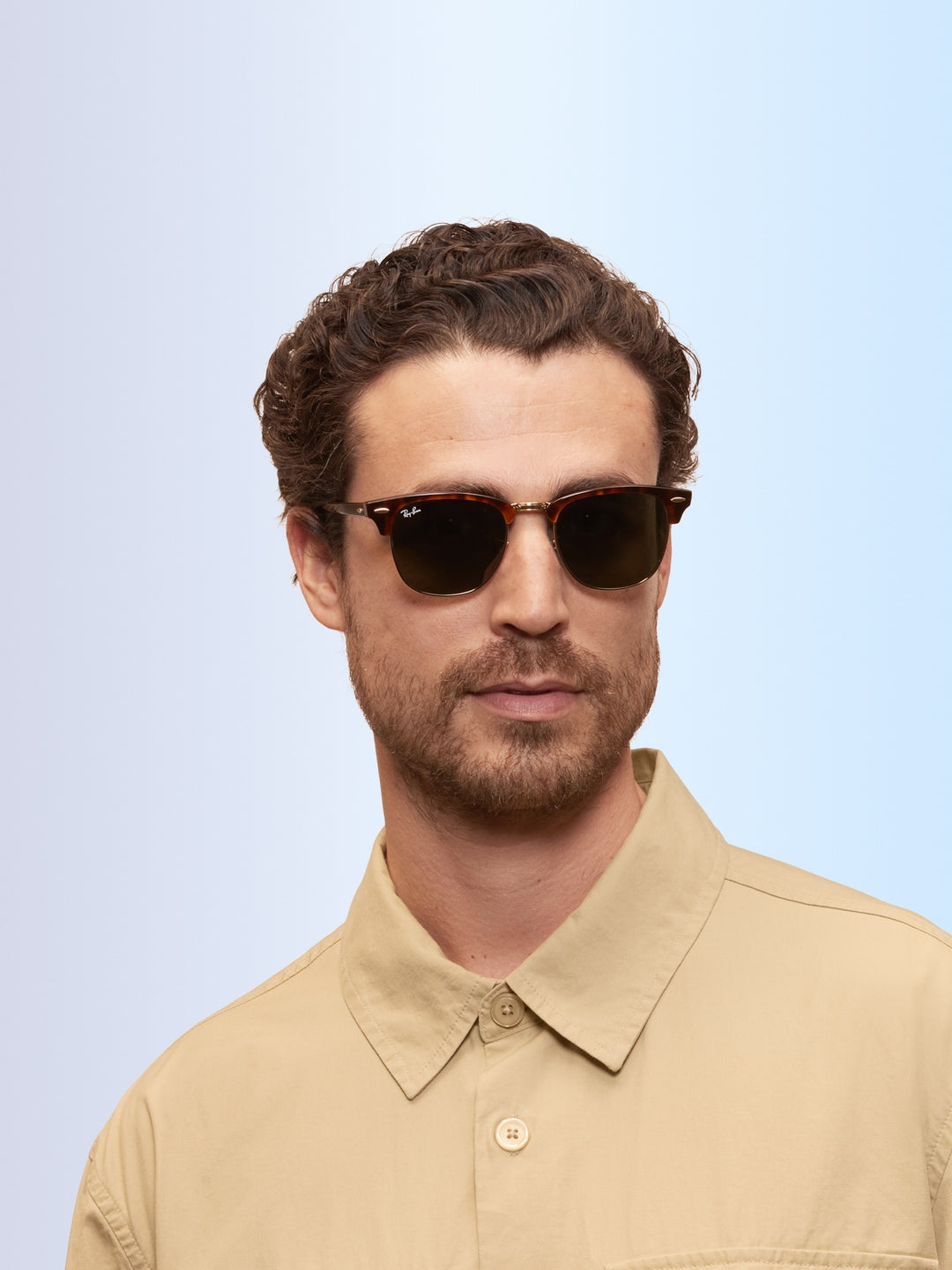 Ray-Ban 0RB3016 Havana On Gold 49