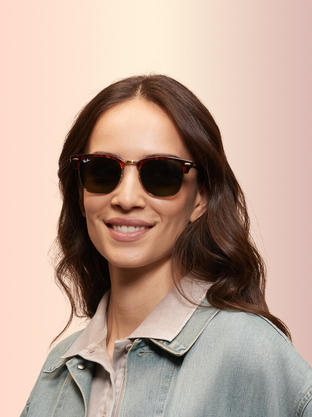 Ray-Ban 0RB3016 Havana On Gold 49