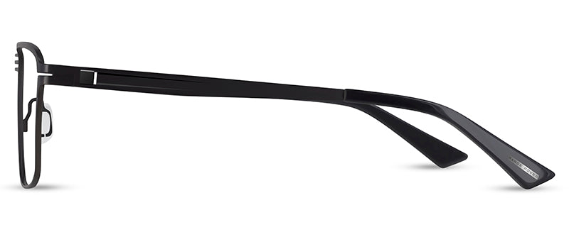 Range Rover RR3067M eyeglasses in Matt Black — side view