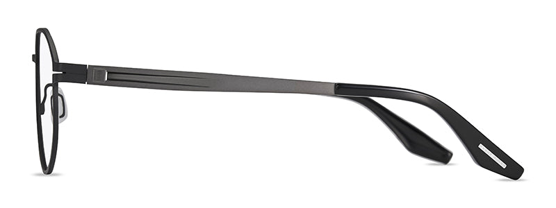Range Rover RR3076M eyeglasses in Matt Black — side view