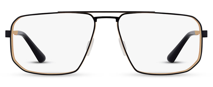 Range Rover RR3050M eyeglasses in Matt Black with Matt Gold Interior