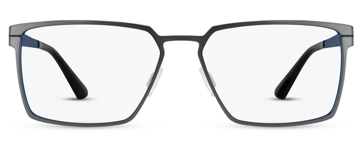 Range Rover RR3051M eyeglasses in Matt Dark Gun with Matt Blue Interior Temples