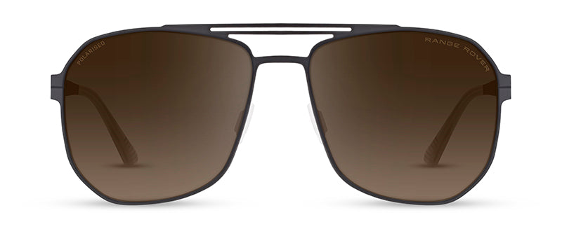 Range Rover RRS115 Aviator sunglasses in Matt Dark Gun