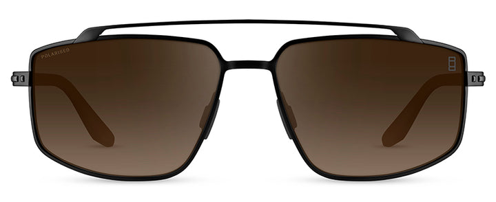 Range Rover RRS119 Rectangle sunglasses in Matt Black