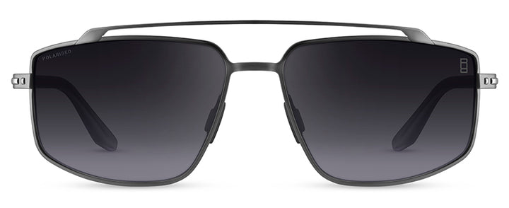 Range Rover RRS119 Rectangle sunglasses in Matt Dark Gun