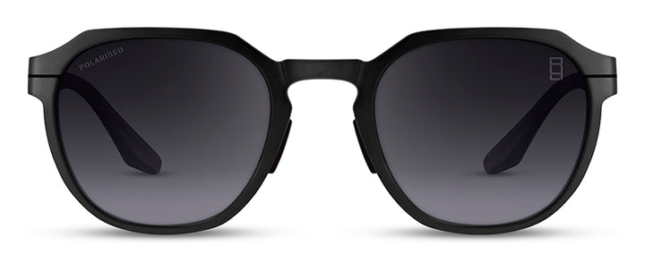 Range Rover RRS123 Geometric sunglasses in Matt Black