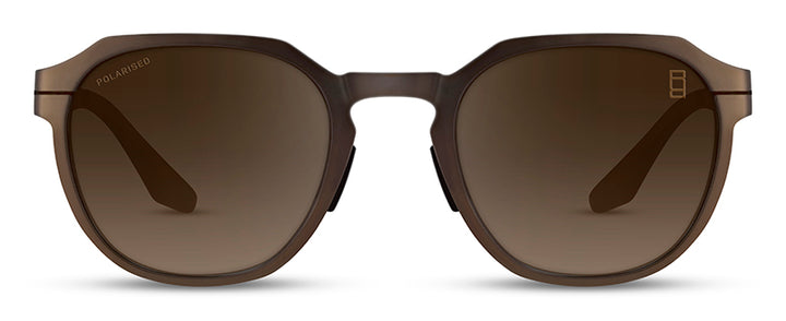 Range Rover RRS123 Geometric sunglasses in Matt Bronze