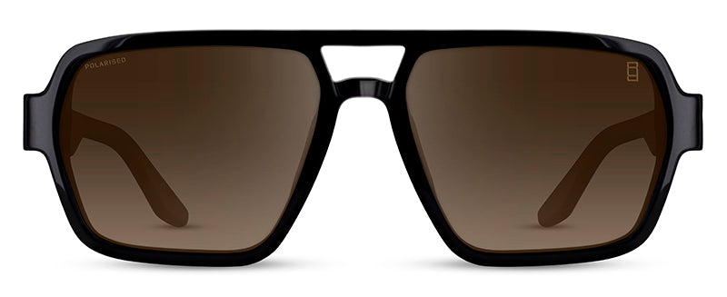 Range Rover RRS316 Rectangle sunglasses in Black