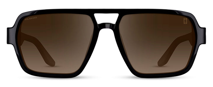 Range Rover RRS316 Rectangle sunglasses in Black