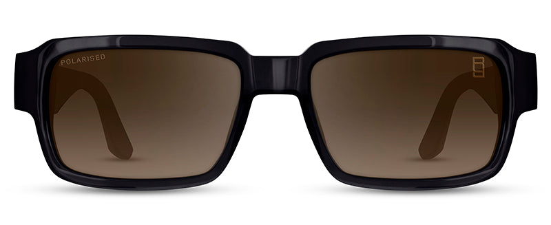 Range Rover RRS319 Rectangle sunglasses in Black