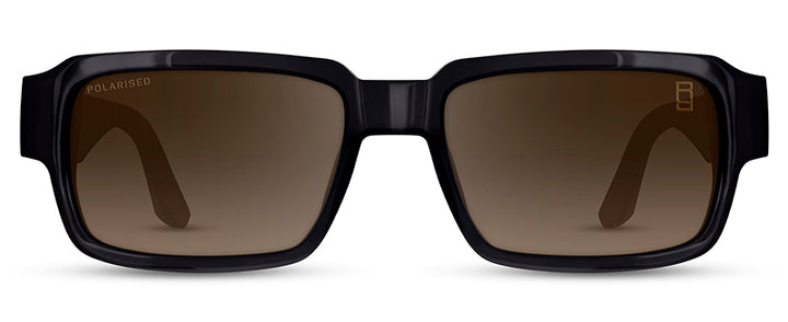 Range Rover RRS319 Rectangle sunglasses in Black