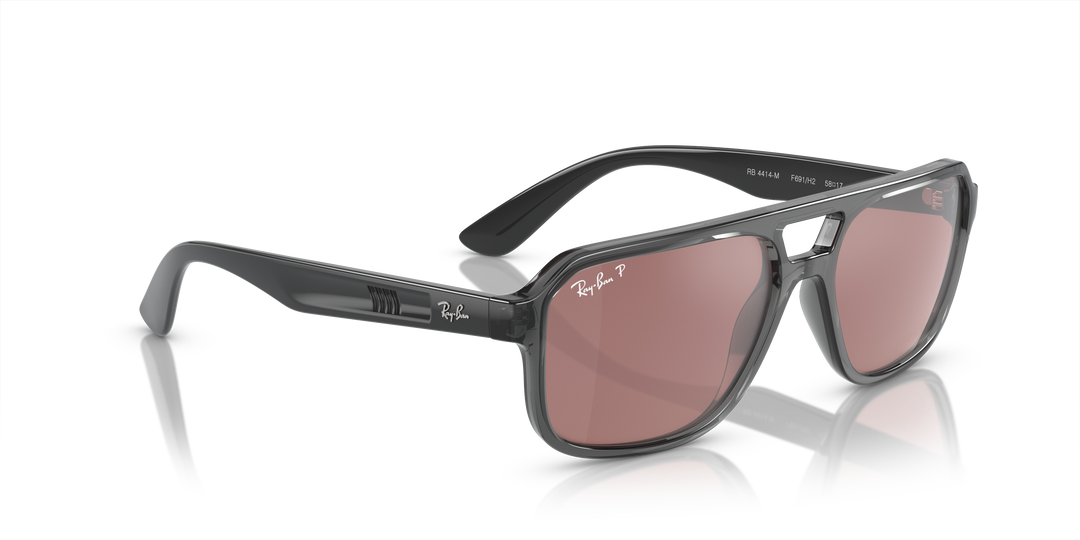 Ray-Ban RB4414M Transparent Grey 58 Sunglasses