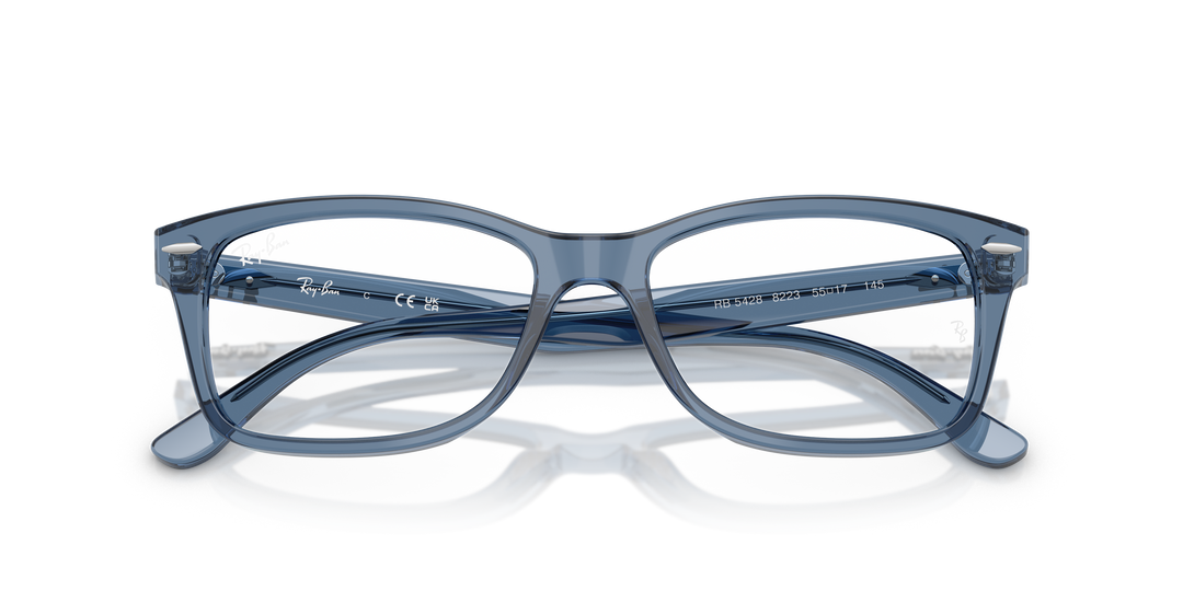 Ray-Ban RX5428 Transparent Dark Blue 53 Eyeglasses