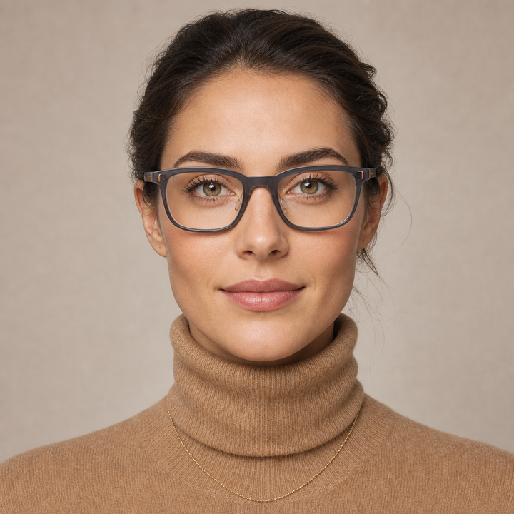 Range Rover RR3036A eyeglasses on female model — editorial lifestyle