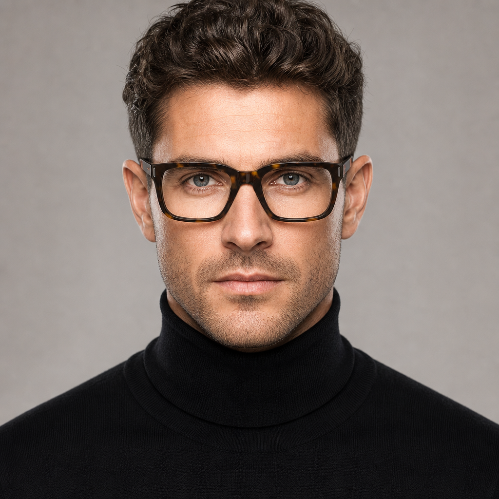 Range Rover RR3039A eyeglasses on male model — editorial lifestyle