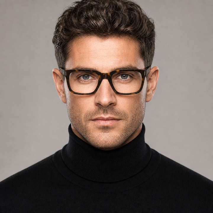Range Rover RR3039A eyeglasses on male model — editorial lifestyle