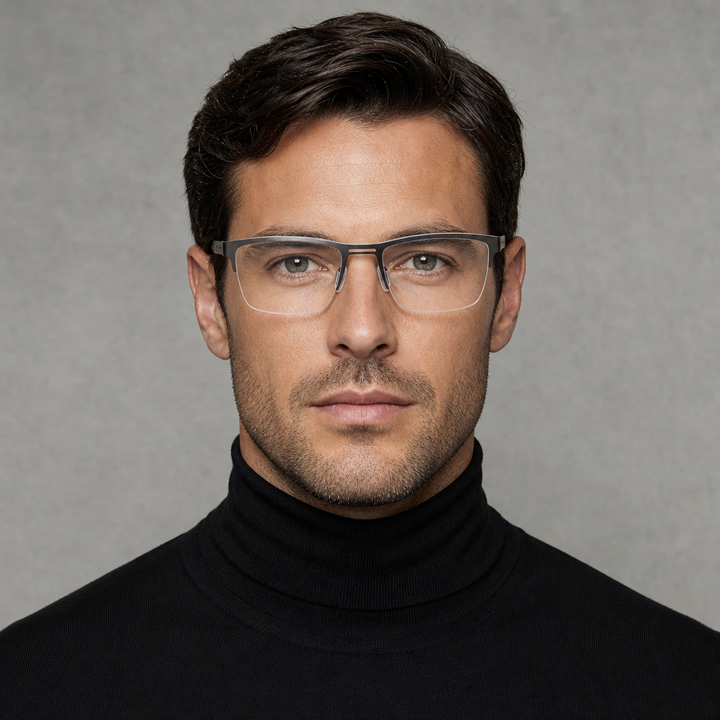 Range Rover RR3041M eyeglasses on male model — editorial lifestyle