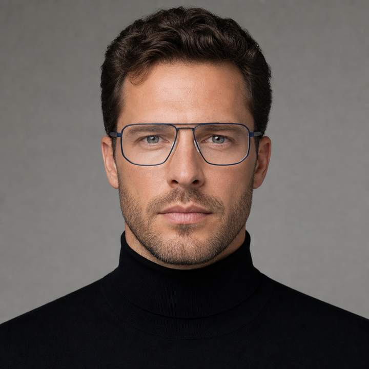 Range Rover RR3050M eyeglasses on male model — editorial lifestyle