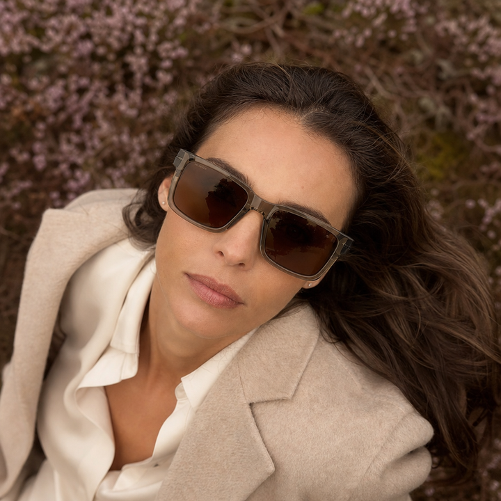 Range Rover RRS318 sunglasses on female model — editorial lifestyle